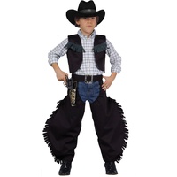 Fiori Paolo -Cowboy Pistolero Kostüm Kinder, Grün, L (7-9 Jahre), 61221.L