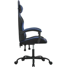 vidaXL Gaming-Stuhl Drehbar Blau