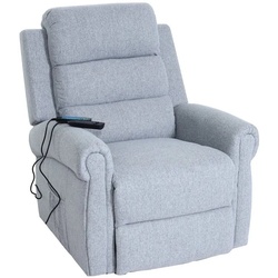 MCW TV-Sessel MCW-K63, Massage- und Heizfunktion, Aufstehhilfe, elektrisch verstellbar grau