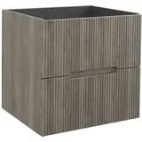 Jungborn Waschbeckenunterschrank SEDICI BxHxT 60 x 57 x 50 cm Frontfarbe nussbau