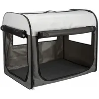Trixie Hundebox Basic M 55 x 65 x 80 cm dunkelgrau/hellgrau