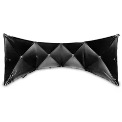 Trotec VarioScreen-Sichtschutzwand 4*180*180 Schwarz