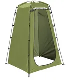 Homefurnishmall Outdoor-Duschzelt, tragbares Duschzelt, Sichtschutz, Pop-Up-Zelt, faltbar, Regenschutz, wasserdicht, Duschumkleideraum (grün), WA2WYXPZ654OYN818970K1