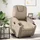vidaXL Relaxsessel mit Aufstehhilfe Kunstleder 144 x 78,5 x 0 cm Braun