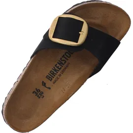 Birkenstock Madrid Big Buckle Nubukleder schwarz 40