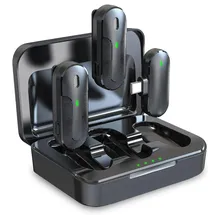 Technaxx TX-301 Dual Wireless Mini Mikrofon Set (Schwarz)