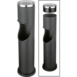 Hi Stehaschenbecher 46,5cm schwarz - Schwarz