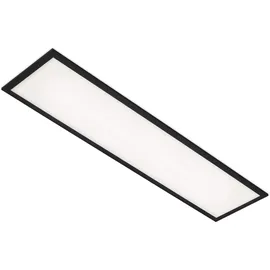 Briloner LED Panel, Neutralweißes Licht, schwarz, 100 x 25 x 6 cm - Schwarz