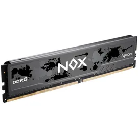 Apacer Nox 16GB, 1x16GB DDR5 6000MHz CL38 Intel XMP Schwarz