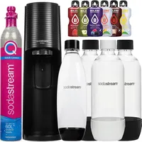 Wassersprudler SodaStream Terra Schwarz eine Flasche + SodaStream Flaschen 3x 1L Standard + Bolero - Schwarz