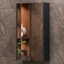 Spiegelschrank 40cm Wega Anthrazit matt