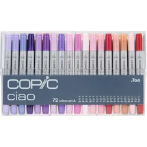 Copic COPIC® Ciao A Layoutmarker-Set farbsortiert 1,0 + 6,0 mm, 72 St.