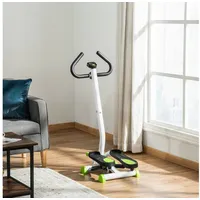 Homcom Stepper Fitness Swing Stepper mit LCD-Schirm bis 100 kg 55 x 44 x 108 cm