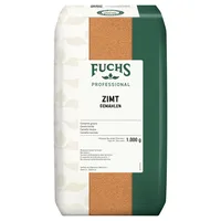 Fuchs Professional - Zimt gemahlen | Zum Würzen von süßen und würzigen Gerichten | Profi-Qualität für Großverbraucher und Gastronomie | 1 kg im recyclebaren Beutel