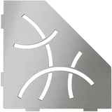Schlüter Systems SHELF-E S1 Ablagesystem Curve Edelstahl gebürstet 210 mm x 210 mm