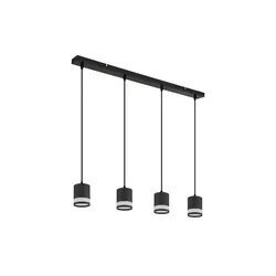 Pendelleuchte   , schwarz , Maße (cm): B: 80 H: 120