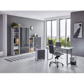 BMG Möbel Büromöbel-Set grau