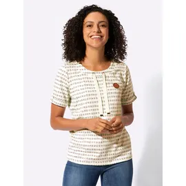 Casual Looks WITT WEIDEN Print-Shirt in beige-ecru-bedruckt | Gr.: 42