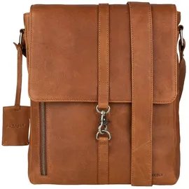 Burkely Antique Avery Messenger Leder 28 cm cognac