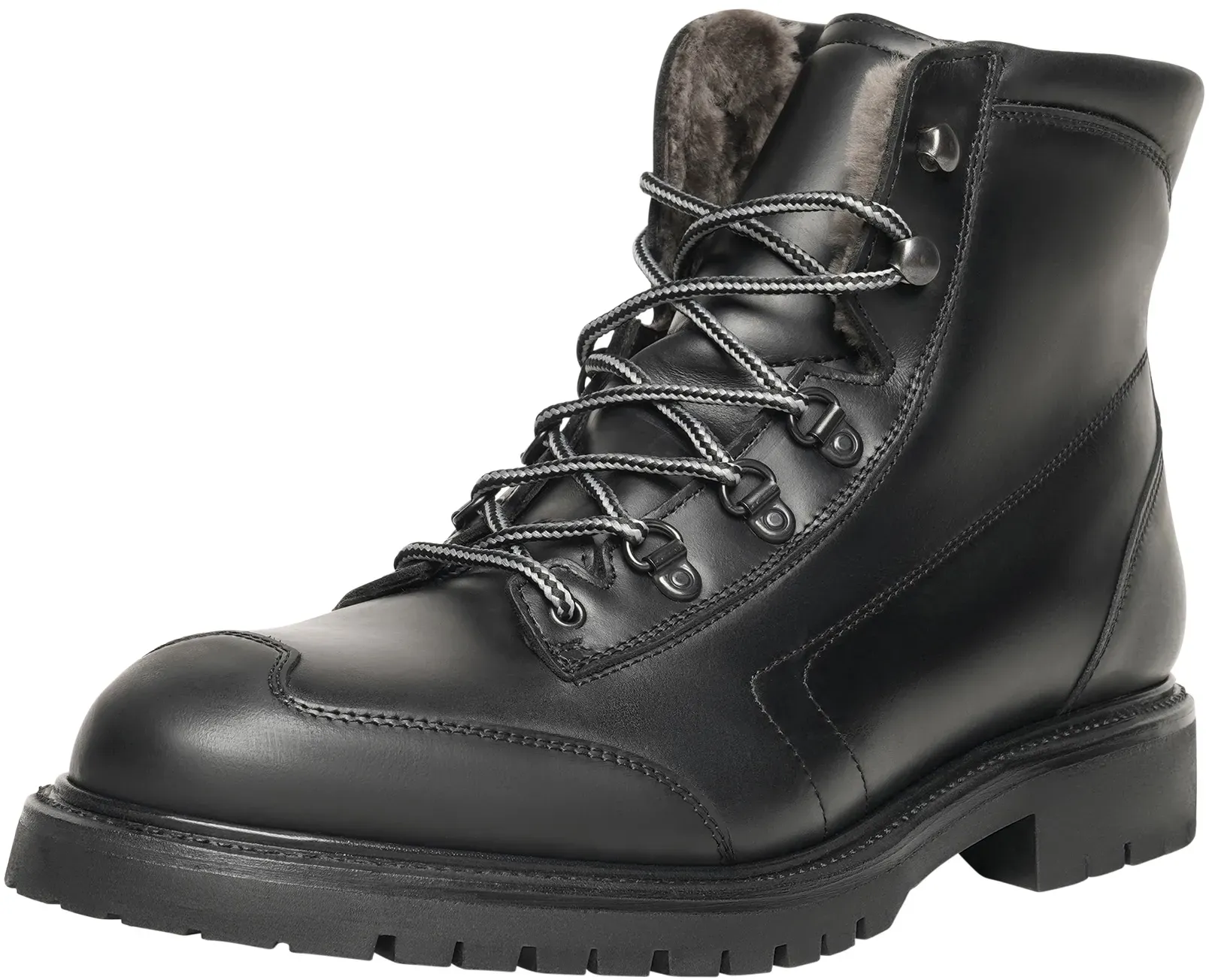 Schnürboots HENRY STEVENS "Barkley CHB" Gr. 44,5, schwarz Herren Schuhe Schnürboots Workerboots