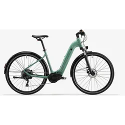 E-Bike SUV Trekking 28 Zoll e-actv 500 LF niedriger Einstieg Yamaha grün S