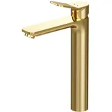 AM PM Bad, Armatur AM.PM X-Joy Waschtischarmatur mit hohem Auslauf Wasserhahn, Gold