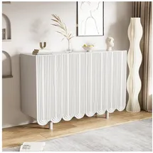 stilvora Sideboard 120 x 37,5 x 80,8 cm Weiß