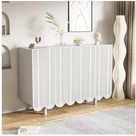 stilvora Sideboard 120 x 37,5 x 80,8 cm Weiß