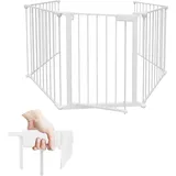 Kaminschutzgitter 5x Türschutzgitter Kinderschutzgitter Schutzgitter Ofen Absperrgitter Tierschutzgitter 300x75cm - Swanew