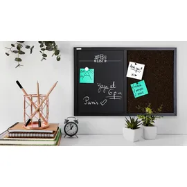 ALLboards Kombinations-Tafel 60 x 40 cm Schwarz