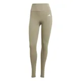 Adidas Optime Essentials Stash Pocket Full-Length Leggings Silver Pebble M