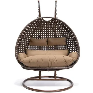 Home Deluxe Hängesessel Twin braun