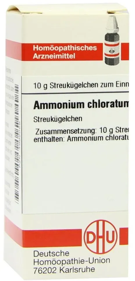 Ammonium Chloratum D 30 Globuli 10 g