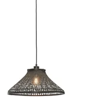 Good & Mojo Tahiti 1-flg. Ø 45 cm rund schwarz Holz
