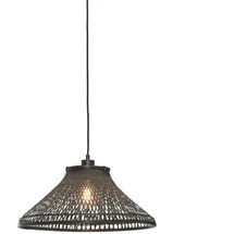 Good & Mojo Tahiti 1-flg. Ø 45 cm rund schwarz Holz