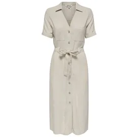 Only Kleid Shirtkleid Beige XS