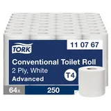 TORK Kleinrollen Toilettenpapier T4 Advanced 2-lagig 8 Rollen