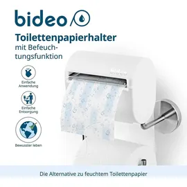 BIDEO bideo® (Toilettenpapierhalter, mit Befeuchtungsfunktion