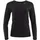 Damen Soft Aet118ls Yoga-Shirt schwarz M