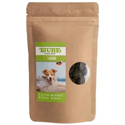 Tjure Hund - Snack Lamm 150 g | reines Fleischvergnügen | Luftgetrocknet | 150,00 g