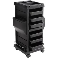 Vevor Salonwagen, abschließbarer Friseurwagen für Stylisten mit 6 herausnehmbaren