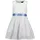 blue seven Sommerkleid BLUE SEVEN, "Blue Seven Kleid", Mädchen, Gr. 98, 0001, weiß, 100% Baumwolle, normal, Rundhals, Kleider Sommerkleid