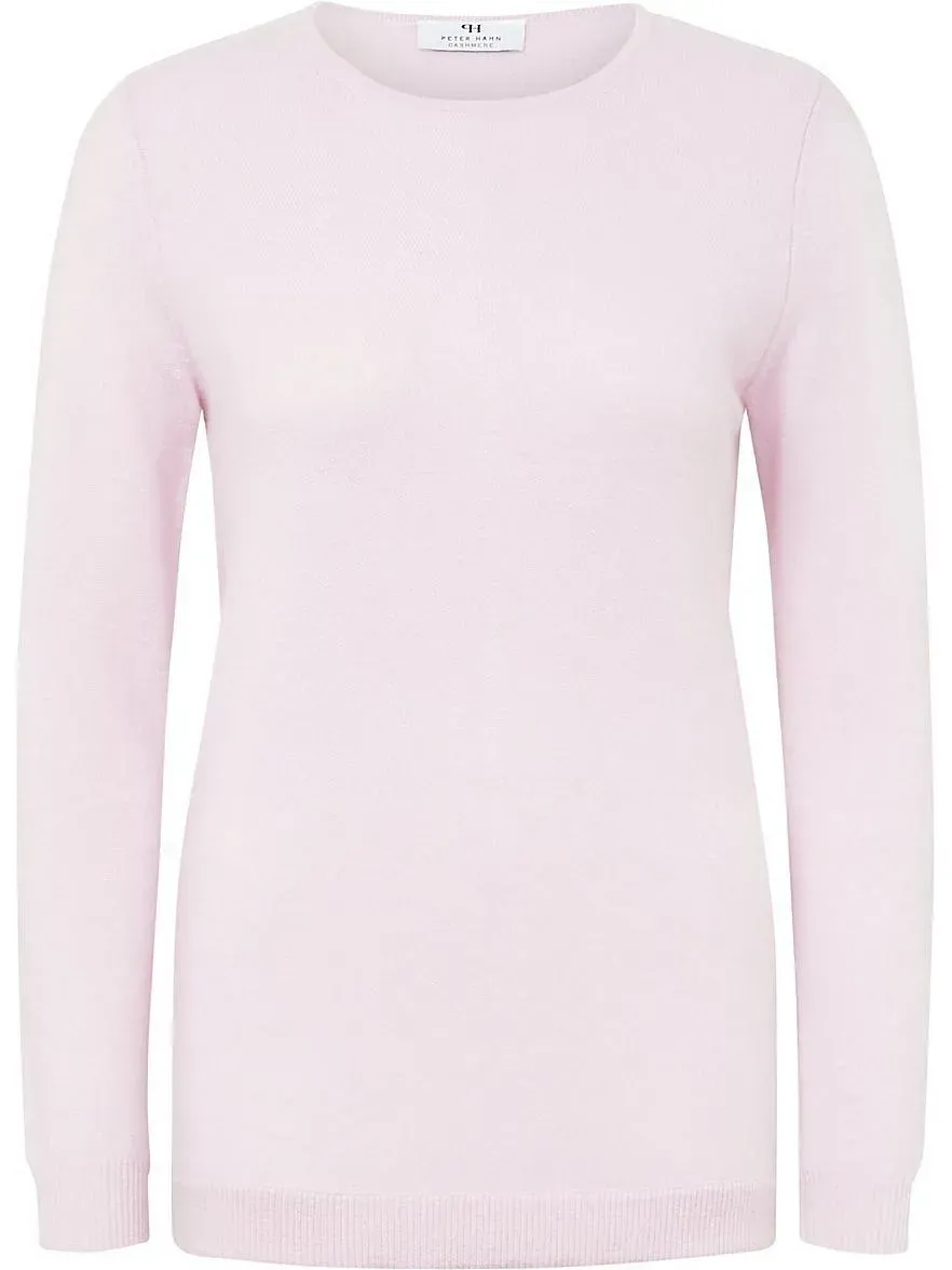 Rundhals-Pullover aus 100% Premium-Kaschmir Peter Hahn Cashmere rosé, 42