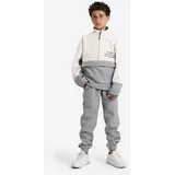 solang Trainingsanzug (2-tlg), mit hohem Kragen beige|grau 146 Kinder