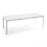 Oviala Gartentisch, aus Aluminium, Weiß