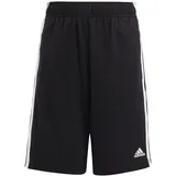 adidas Essentials 3-Streifen Knit Shorts Black / White 128