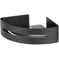 Wenko Turbo-Loc® Eckablage Mod. Bivio Black matt, aus Aluminium,