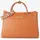 Valentino Alexia Henkeltasche Kunstleder Brown/Gold
