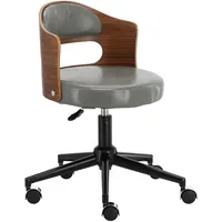 Kosmetikhocker, Friseurstuhl, Hocker, Sattel, Spa-Stuhl, mobil, grau