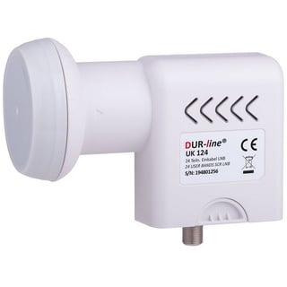 Dur-Line UK 124 - Single Ausgang LNB 24 Teilnehmer LNB SCR/Einkabel/Unicable I + II LNB